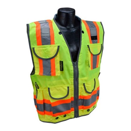 Radians Radians® Type R Class 2 Heavy Duty Engineer Vest, Green, XL, SV55-2ZGD-XL SV55-2ZGD-XL